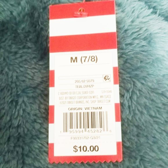 NWT Girls' Sherpa Joggers - Cat & Jack Teal Blue M [112/113] - Picture 4 of 5